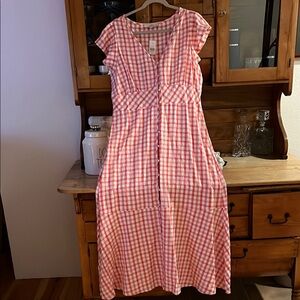 Gingham Pink Dress